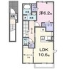 ファイン 1LDKの間取り