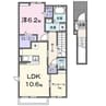 ファイン 1LDKの間取り