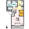 アーネスト　イン　ダイヤ 1Kの間取り