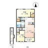 ルシェロ 2LDKの間取り