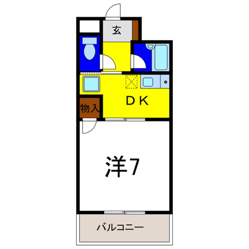間取図 パールメゾン松茂