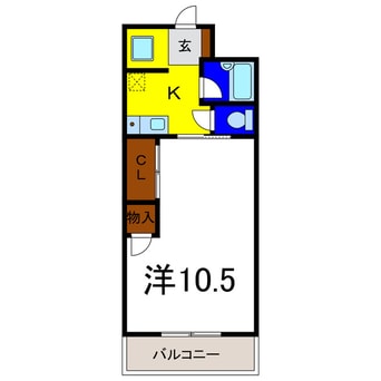 間取図 パールメゾン松茂