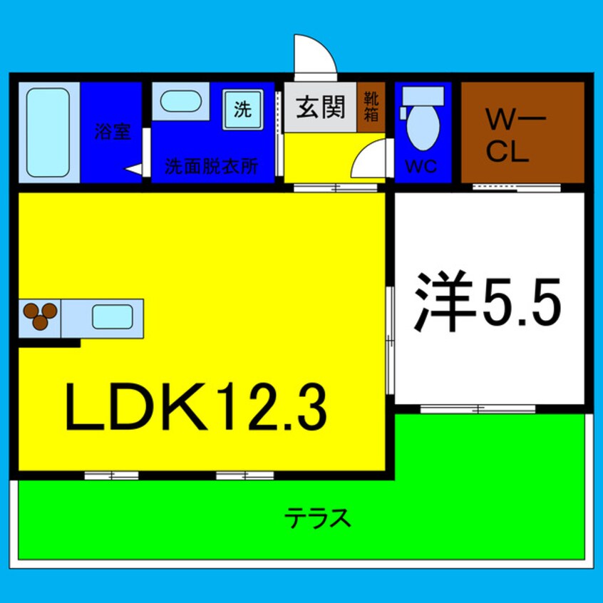 間取図 シャーメゾンラフィーネⅠ