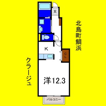 間取図 クラージュ