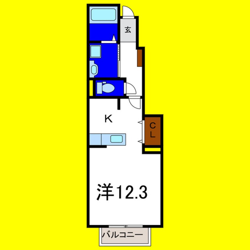 間取図 サンパティークＡ