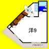 エスチュアリー64 1Kの間取り