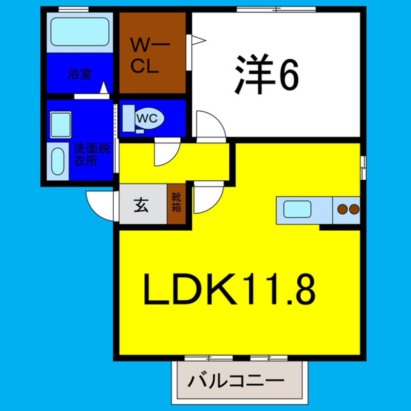 間取図 ルピナＢ