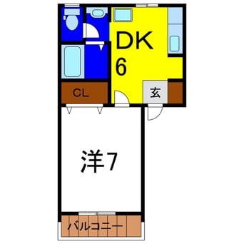 間取図 ブライトンフラットⅡ