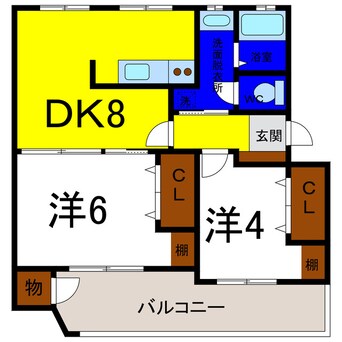 間取図 第２ますやマンション