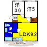 第１ますやマンション 2LDKの間取り