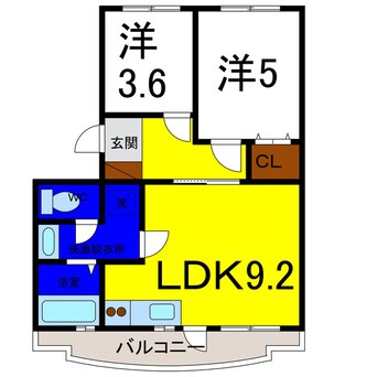 間取図 第１ますやマンション