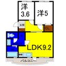 第１ますやマンション 2LDKの間取り