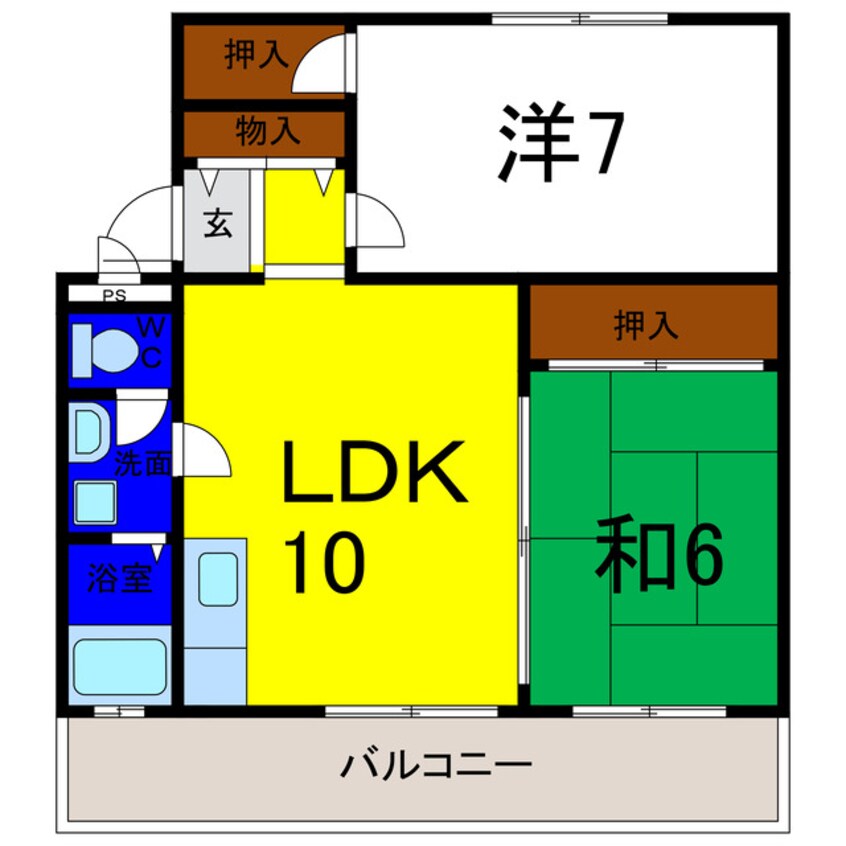 間取図 ラ・リヴィエールⅠ