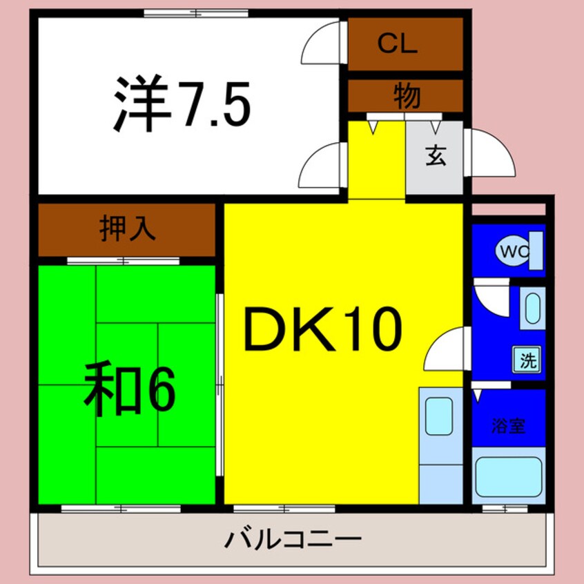 間取図 ラ・リヴィエールⅠ