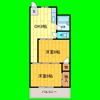 間取図 フクポンファミリーマンション