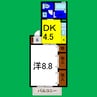 プレステージュ21Ⅱ 1DKの間取り