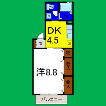 間取図 プレステージュ21Ⅱ