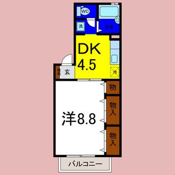 間取図 プレステージュ21Ⅱ