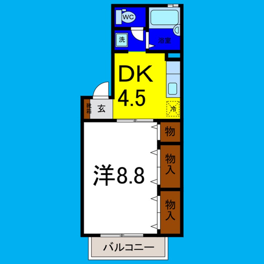 間取図 プレステージュ21Ⅱ