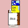 ドミール古川Ａ 1DKの間取り