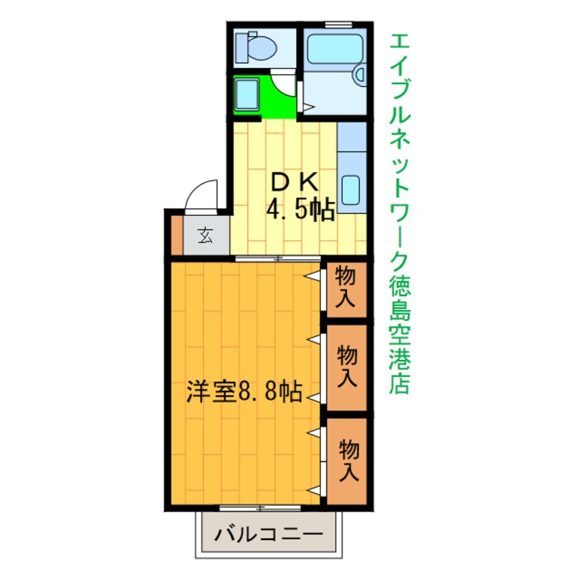 間取図 ドミール古川Ａ