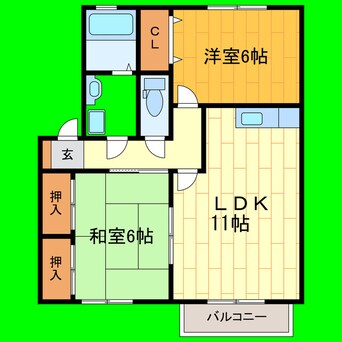 間取図 セレクト川内Ｂ