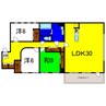 ガーデンヒルズ松茂 3LDKの間取り