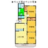 カーサド松茂 3LDKの間取り