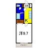 Ｈａｐｐｙ　ＮｏｔｅⅡ 1Kの間取り