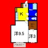 ローズコート川内Ａ 2Kの間取り