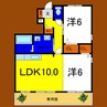 ウィルコート大松Ａ 2LDKの間取り