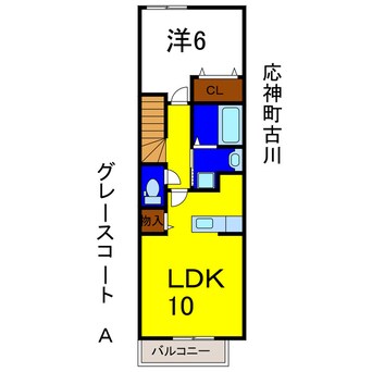 間取図 グレースコートＡ