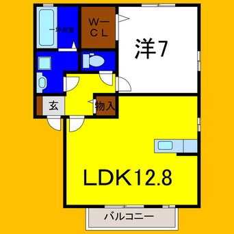 間取図 ウィルコートＡ