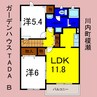 ガーデンハウスＴＡＤＡ　Ｂ 2LDKの間取り