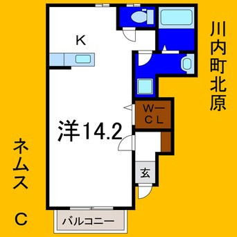 間取図 ネムスＣ