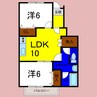 ハーブメゾン旭Ａ 2LDKの間取り