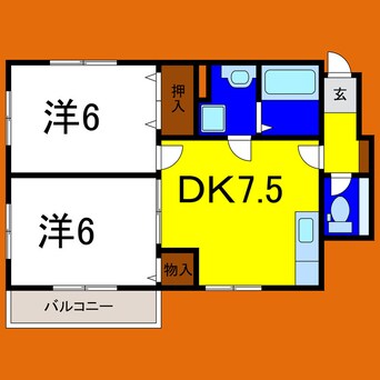 間取図 プチメゾンサンフラワー