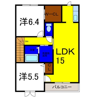 間取図 シャーメゾンディアス川内Ａ