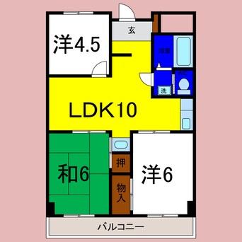 間取図 スカイステージ川内