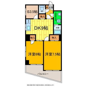 間取図 エグゼ古川