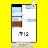ドリーム館 1Rの間取り