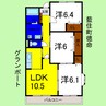 グランポート 3LDKの間取り