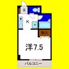 ハイツみやび 1Kの間取り