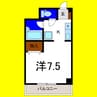 ハイツみやび 1Kの間取り