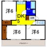 秦野マンション 3DKの間取り