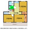 秦野マンション 3DKの間取り