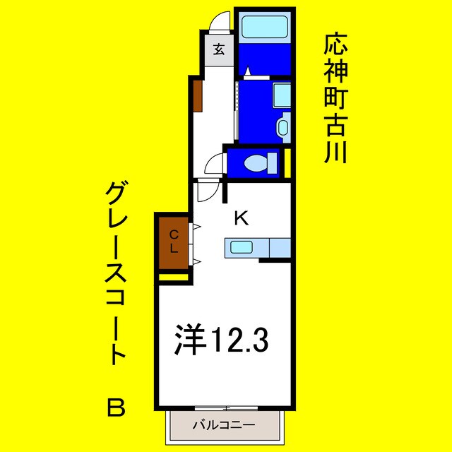 間取り図 グレースコートＢ