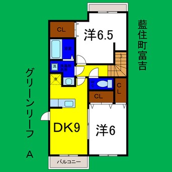 間取図 グリーンリーフＡ