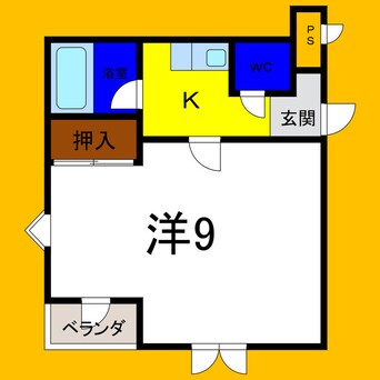 間取図 エクセレント　パティオ