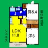 ジュネス 2LDKの間取り
